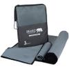 BEARZ Quick Dry Travel Towel - Microfiber Backpacking Towel, Ideal for Hiking, Gym, Camp (Includes Bonus Face Cloth) Space Gray view 1