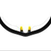 Vonxyz Earsocks Nose Piece Replacement for Oakley Half Jacket 2.0 OO9144 Sunglass Sunglass - Yellow view 4
