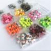 100 PCs Lead Jigheads Assortment 1/16 oz Crappie Bass Fishing Hooks (10 PCs of Each Color, 1/16 OZ) view 1