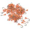 100 PCs Lead Jigheads Assortment 1/16 oz Crappie Bass Fishing Hooks (10 PCs of Each Color, 1/16 OZ) view 4