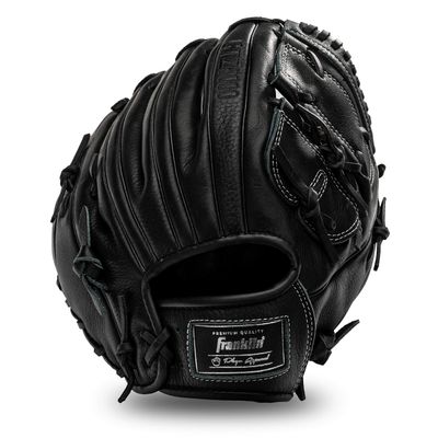 Franklin Sports Baseball Fielding Glove - Men's Adult/Youth Baseball Glove - CTZ5000 Black Cowhide Infield Glove - 12" Basket Web Infielders, Pitchers