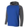 A4 Sportswear Youth XL Royal/Graphite Tech Fleece Hoodie view 1