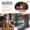 60 Pairs Of Yacht & Smith Mens Cotton Thermal Crew Socks, Cold Weather Boot Sock Bulk view 3