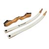 48/54 Inch Takedown Recurve Bow and Arrow Set for Youth 12-20 Lbs Traditional Wood Bow Target Practice Longbow Right Handed with 6 Pcs Fiberglass Arrows (only Bow, 14 lbs) view 2