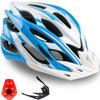 Basecamp Bike Helmet for Men Women with LED Safety Light Removable Sun Visor Lightweight Bicycle Helmet Adjustable Breathable Mountain & Road Cycling Helmets for Adult (BC-10) view 1