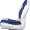 Tempress ProBax Orthopedic Folding High Back Boat Seat (White/Blue/Carbon) view 3