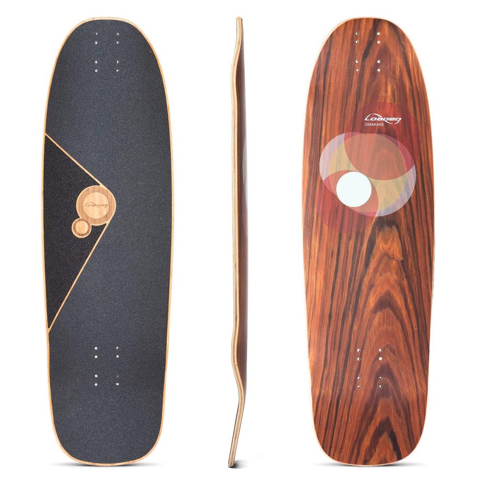 Loaded Boards Omakase Bamboo Longboard Skateboard Deck (Roe Graphic)