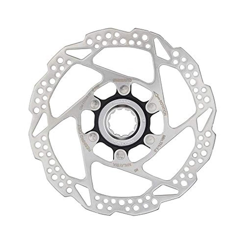 SHIMANO Disc 180 mm C.Lock Rt54 Single Resin Cycling Unisex Adult, Multi-Coloured (Silver/Black)