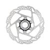 SHIMANO Disc 180 mm C.Lock Rt54 Single Resin Cycling Unisex Adult, Multi-Coloured (Silver/Black) view 1