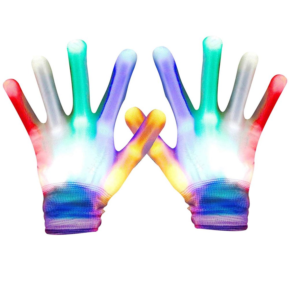 Viposoon Toys for Teen Girls Boys, LED Flashing Gloves Novelty Gifts for Kids Best Gifts Toys for 10-15 Years Old Boys Girls Halloween Costume Christmas Birthday Glow Party Favor