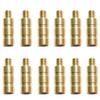 12pcs Archery Brass Arrow Weight 25/50/100 Grains Screw Point Copper Insert Archery Hunting Accessory (50Grains) view 1