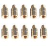 12pcs Archery Brass Arrow Weight 25/50/100 Grains Screw Point Copper Insert Archery Hunting Accessory (50Grains) view 2