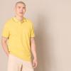 Amazon Essentials Men's Yellow Thin Stripe Polo Shirts Short Sleeve, Slim-Fit Cotton Pique, X-Small view 3