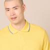 Amazon Essentials Men's Yellow Thin Stripe Polo Shirts Short Sleeve, Slim-Fit Cotton Pique, X-Small view 4