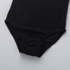 JEATHA Kids Girls Short Sleeves Cotton Ballet Unitard Gymnastics Leotard Sports Tumbling Jumpsuit Dancewear Black 3 view 4