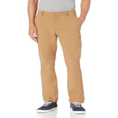 Goodthreads Men's Slim-Fit Hybrid Chino Pant Pants, -Dark Khaki, 42W x 30L