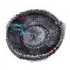 Fishing Net, 3 Sizes Foldable Lobster Crayfish Crab Crawfish Shrimp Fish Trap Cage Net for Fishing(25cm) view 4