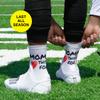 SLEEFS Spats/Football Cleat Covers [1 Pair - L/XL] - Laces Covers/Wraps for Football, Baseball, Soccer, and Field Hockey - Youth and Adult Sizes for Men, Boys and Girls - Large/Extra Large Momma view 2