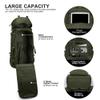 Mardingtop 75L Molle Hiking Internal Frame Backpacks with Rain Cover for Camping,Backpacking,Travelling(Army Green) view 4