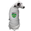 Brazil - Country Soccer Crest Dog Shirt (Light Gray, 2X-Large) view 2