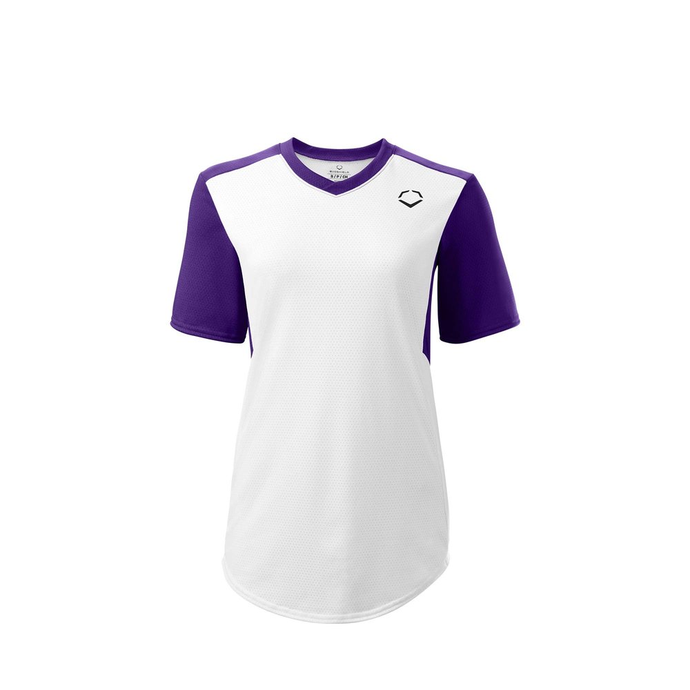 EvoShield Women's E810 V-Neck Pullover Jersey, Purple - Small