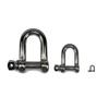 T-316 Stainless Steel D Shackle Marine Grade 5/32" 5/8" 1" Same Size Pin (1"(25mm)) view 1