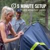 Coleman 8-Person Skydome Dark Room Tent with Rainfly, 5 Minute Setup, Blocks 90% of Sunlight, 20% More Headroom Than Traditional Tents view 2