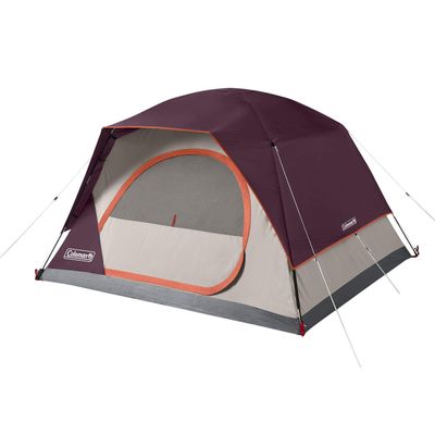 Coleman Skydome Camping Tent with 5 Minute Setup, 2/4/6/8 Person Weatherproof Tent with Rainfly & Carry Bag, 20% More Headroom Than Traditional Canopies