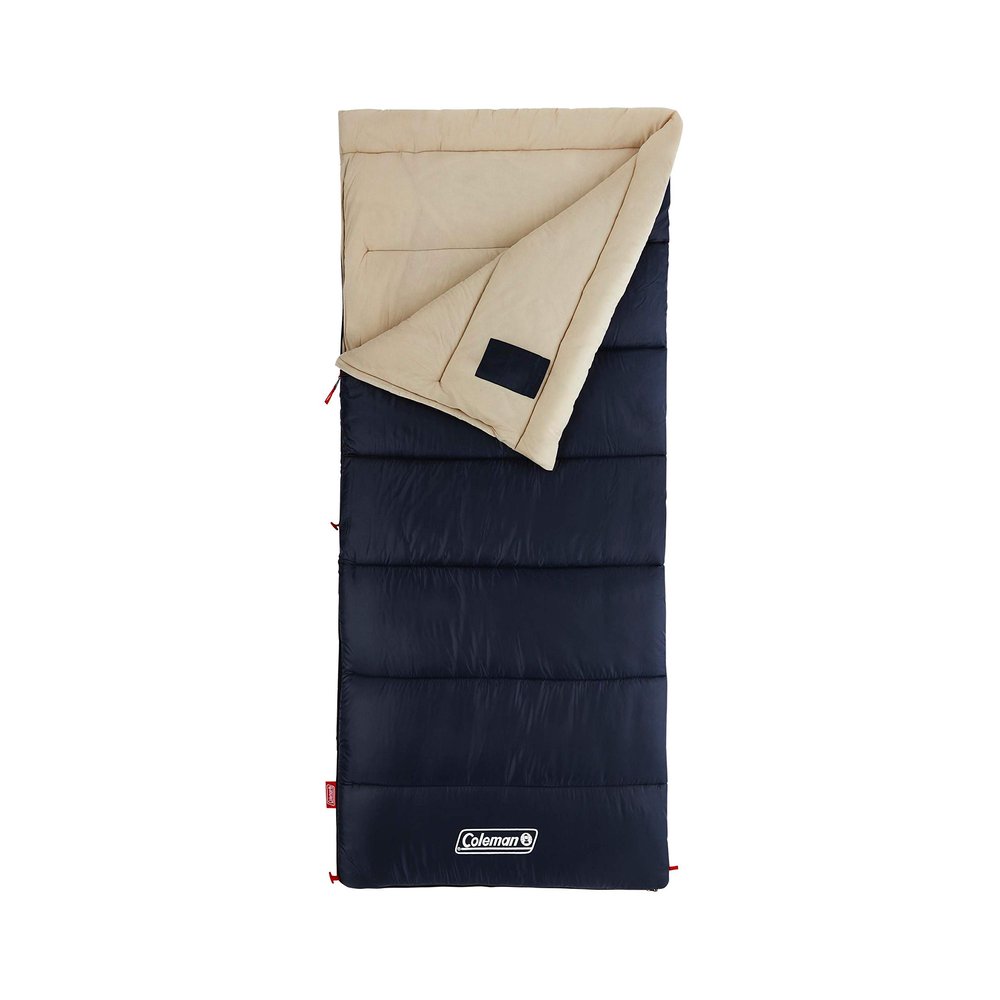Coleman Autumn Glen 30F Sleeping Bag, Lightweight Sleep Sack with No-Snag Zipper, Machine Washable for Easy Cleaning
