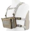 OAREA Tactical Chest Rig Vest + MOLLE Military Backpack for Airsoft Shooting Wargame Paintball view 2