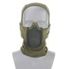 AOUTACC Balaclava Airsoft Mesh Mask,Style Full Face Protection Hood for Cs War Game, BB Gun,Hunting,Paintball (OD) view 1