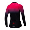 Cycling Jersey Long Sleeve Womens Mountain Bike Jersey Zip Shirts Road Bicycle Clothing Pro Team Sport Racing MTB Tops for Ladies Female Bouse Fall Autumn Breathable Black Size XXXL view 2