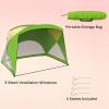 Beach Tent Sun Shelter - Sport Umbrella - UV Protection and Water-Resistant with Carry Bag  Shade Canopy for Families by Wakeman Outdoors (Green) view 2
