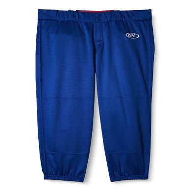 Rawlings Launch Series Game/Practice Fastpitch Softball Pant, Adult, Solid Color, Royal, XX-Large