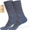 American Mammoth Alpaca Wool Socks for Men & Women Comfortable Casual Outdoors Hiking Boot & Dress Socks (X-Large, 2x Pairs Denim) view 1