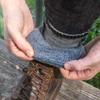 American Mammoth Alpaca Wool Socks for Men & Women Comfortable Casual Outdoors Hiking Boot & Dress Socks (X-Large, 2x Pairs Denim) view 3