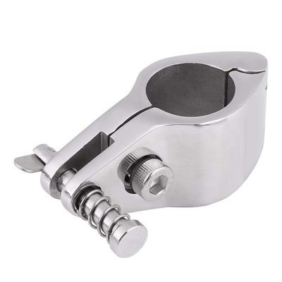 Aramox Boat Jaw Slide, 7/8" 316 Stainless Steel Marine Boat Jaw Slide Hinged Bimini Top Hardware Fitting