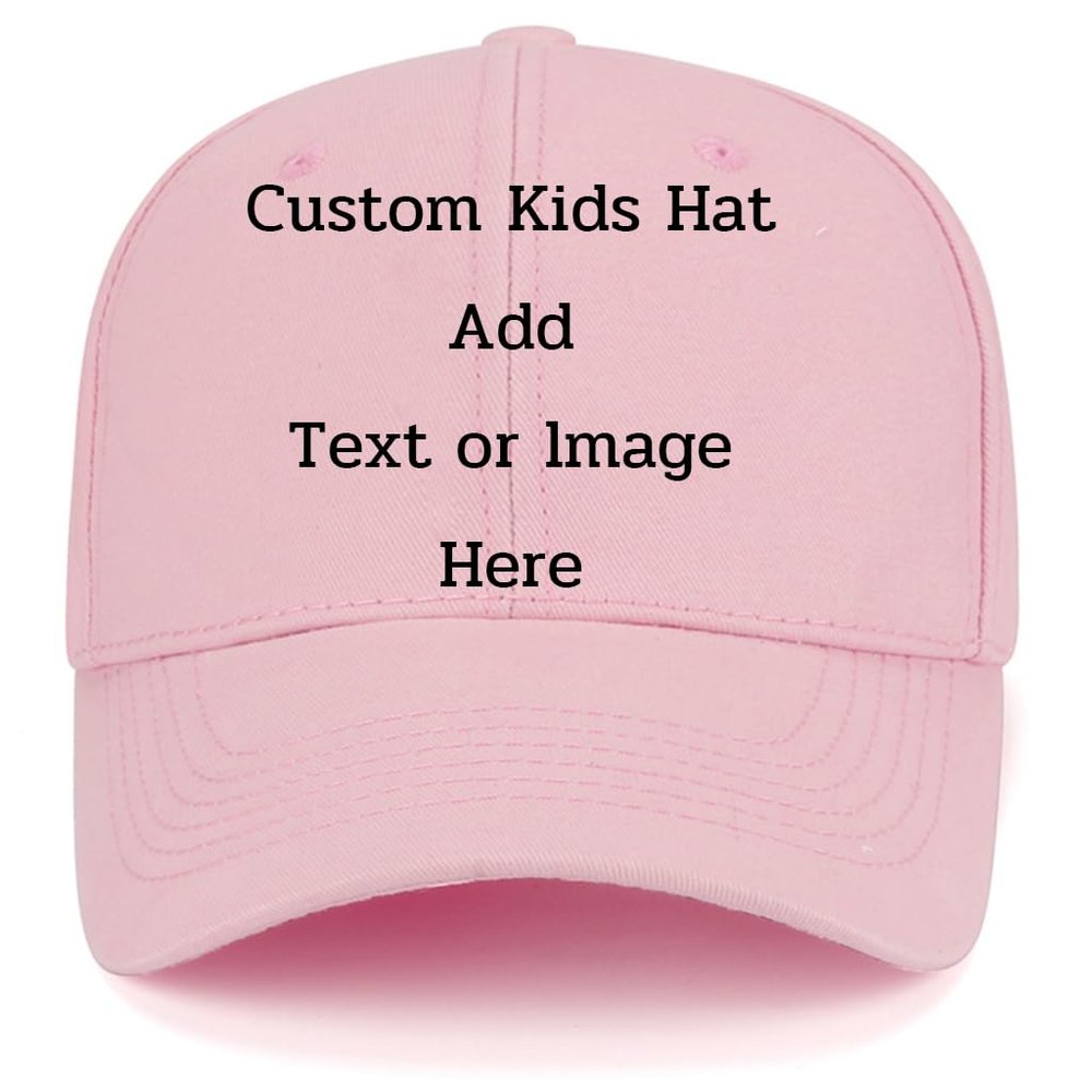 Custom Kid Baseball Caps Personalized Mesh Adjustable Truck Hat Sun Visor Hats