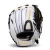 Franklin Sports Fastpitch Softball Glove - Fastpitch Pro - Adult and Youth Softball Mitt - Infield and Outfield - Right Handed Glove - White/Gold - 11" Righty view 1