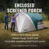 Coleman Cabin Camping Tent with Screened Porch 4/6 Person Weatherproof Tent with Enclosed Screened Porch Option Includes Rainfly Carry Bag Extra Storage and 10 Minute Setup view 2