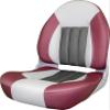 Tempress ProBax Orthopedic Folding High Back Boat Seat (Raspberry/Gray/Carbon) view 1