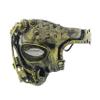 Pacific Solution PS Steam Punk Mechanical Venetian Mask, Masquerade Costume Accessory, Festival Party Face Cover, Cosplay Performance Mask - (2210-Gold) view 1