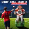 GoSports Inflataman Football Challenge - Includes 4 Rubber Footballs, Ball Pump, and Scoreboard - Inflatable Receiver Touchdown Toss Game view 2