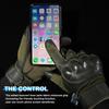WTACTFUL Touch Screen Tactical Gloves for Men Airsoft Paintball Gear Motorcycle MTB Bike Cycling Cross-Country Motorbike ATV Hunting Hiking Riding Driving Work Outdoor Full Finger Gloves XL Green view 3
