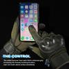 WTACTFUL Touch Screen Tactical Gloves for Men Airsoft Paintball Gear Motorcycle MTB Bike Cycling Cross-Country Motorbike ATV Hunting Hiking Riding Driving Work Outdoor Full Finger Gloves L Green view 3