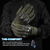WTACTFUL Touch Screen Tactical Gloves for Men Airsoft Paintball Gear Motorcycle MTB Bike Cycling Cross-Country Motorbike ATV Hunting Hiking Riding Driving Work Outdoor Full Finger Gloves L Green view 4
