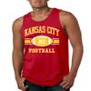 City of KC American Football Fantasy Fan Sports Mens Graphic Tank Top, Red, XX-Large view 1