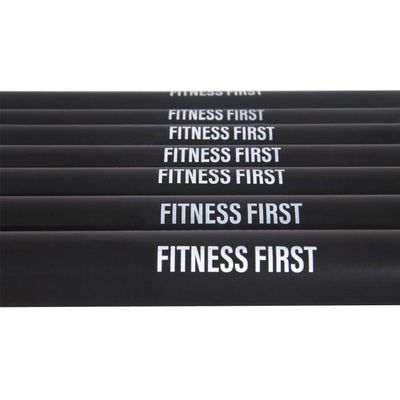 Fitness First Aerobic Training Bar, Black, 15 lbs