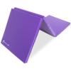 ProsourceFit Tri-Fold Folding Thick Exercise Mat 6'x2' with Carrying Handles for MMA, Gymnastics, Stretching, Core Workouts, Purple view 1