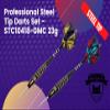 SHOT TAKER CO. EST. 2017 6pc Steel Tip Darts Set - Professional Darts Steel Tip for Dartboard - Includes Barrels + Plastic/Aluminum Shafts + O'Rings + Flights + Sharpener + Wrench (23g-GMC P-10418) view 2